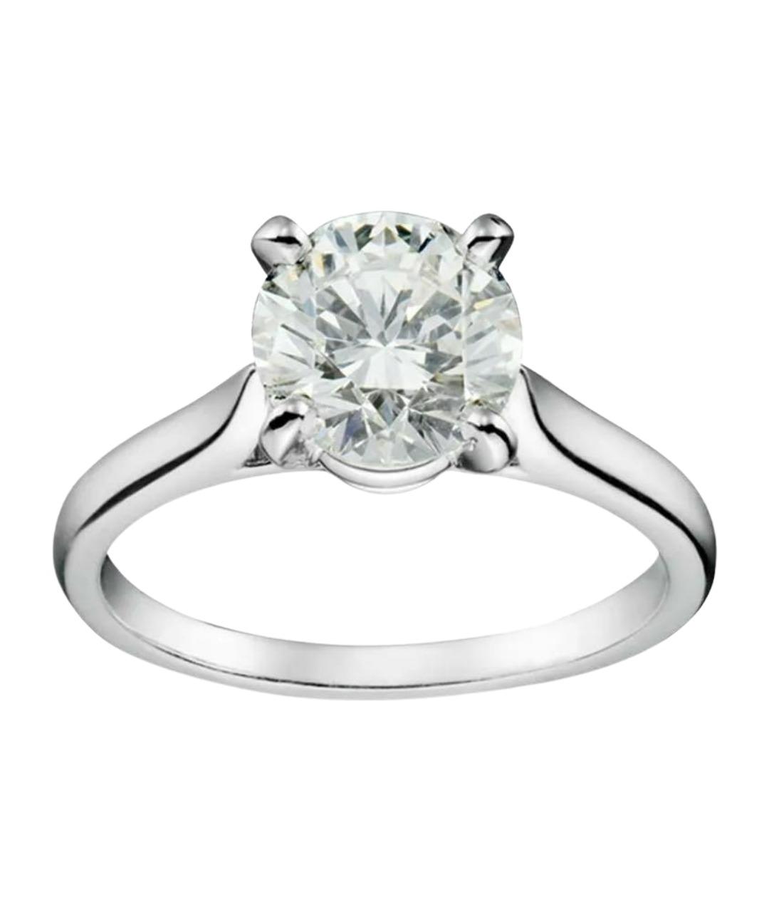 CARTIER Серебряное платиновое кольцо, фото 1