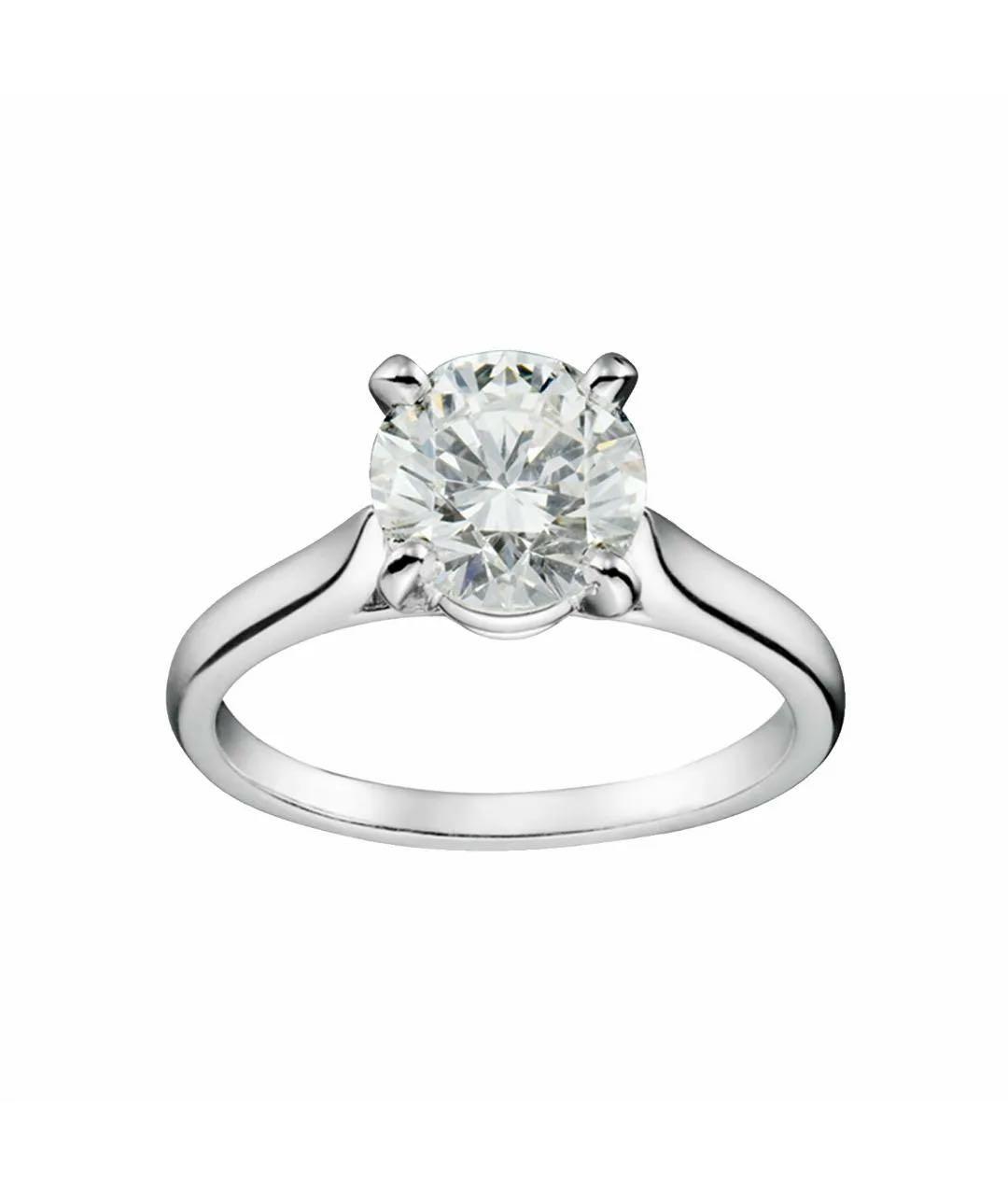 CARTIER Серебряное платиновое кольцо, фото 8