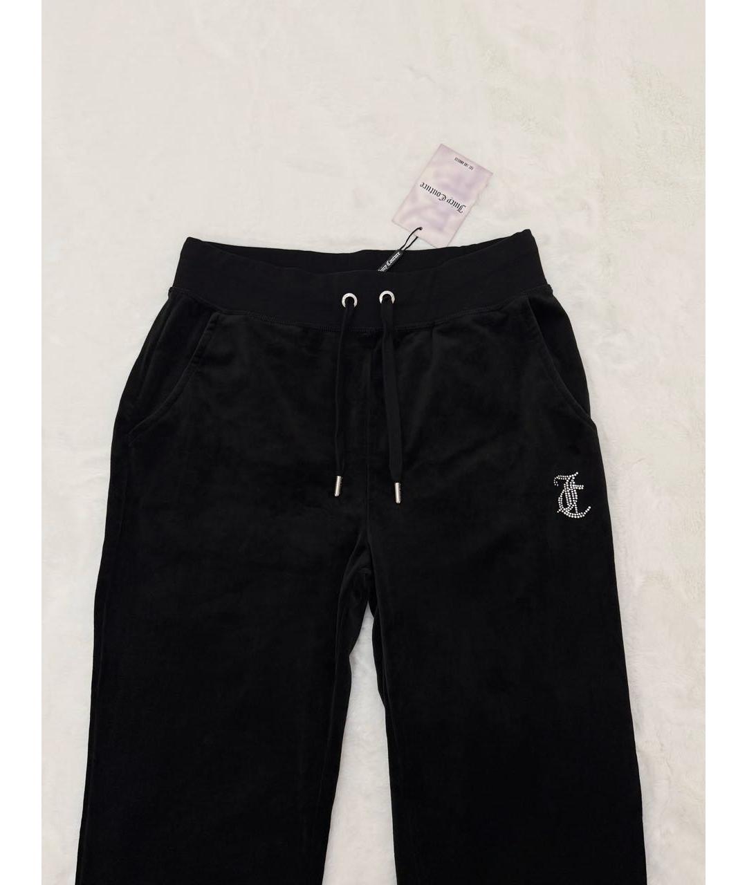 JUICY COUTURE Черные велюровые спортивные брюки и шорты, фото 3