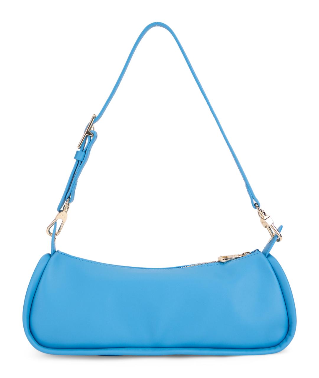 LONGCHAMP Голубая кожаная сумка через плечо, фото 4