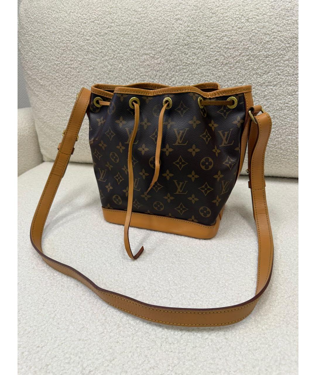 LOUIS VUITTON Коричневая сумка через плечо из канвы, фото 7