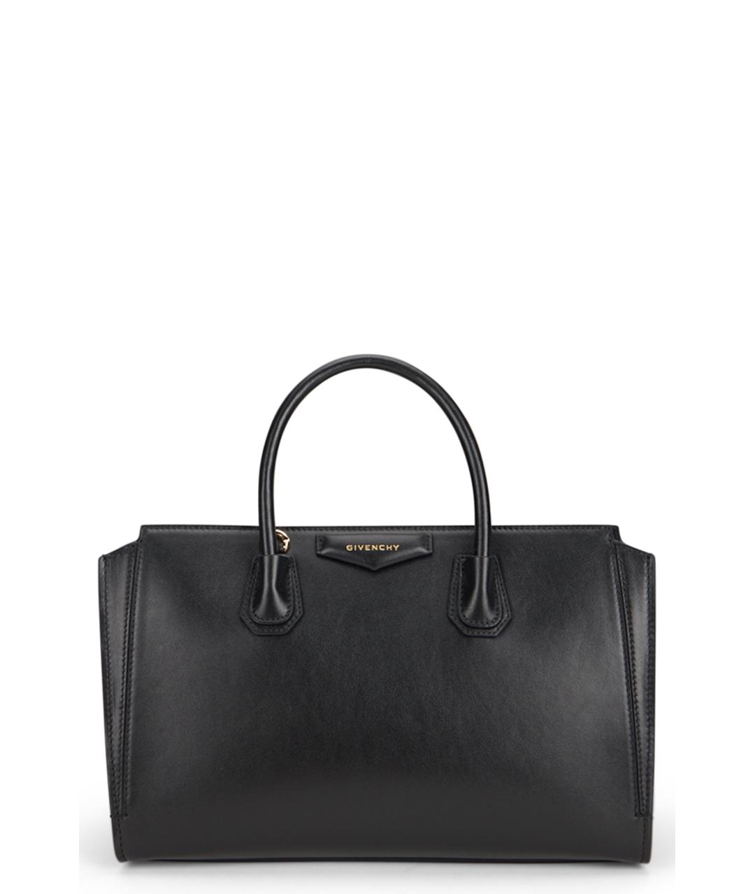 GIVENCHY Черная кожаная сумка тоут, фото 1