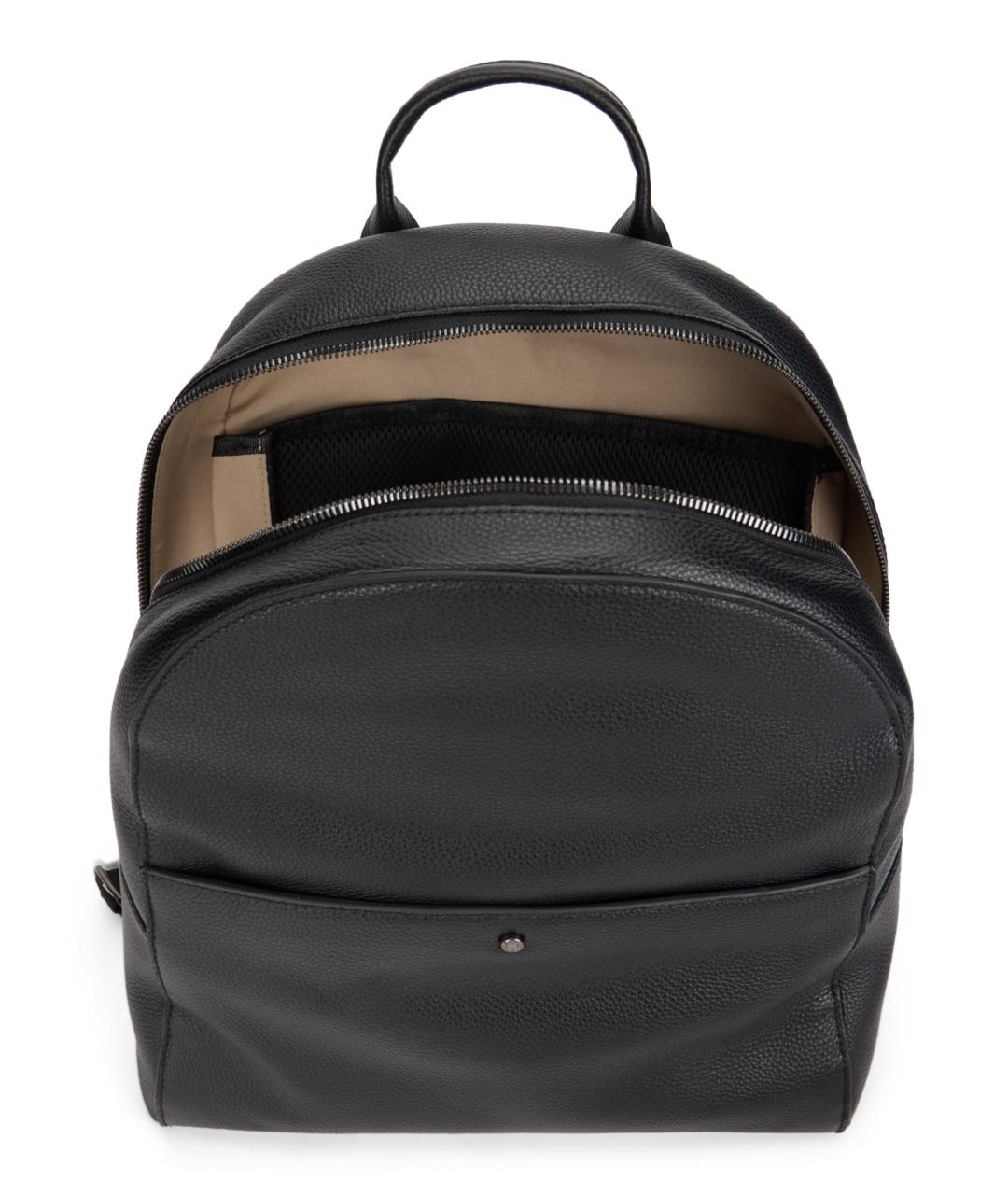 Gianni Chiarini Черный кожаный рюкзак, фото 4