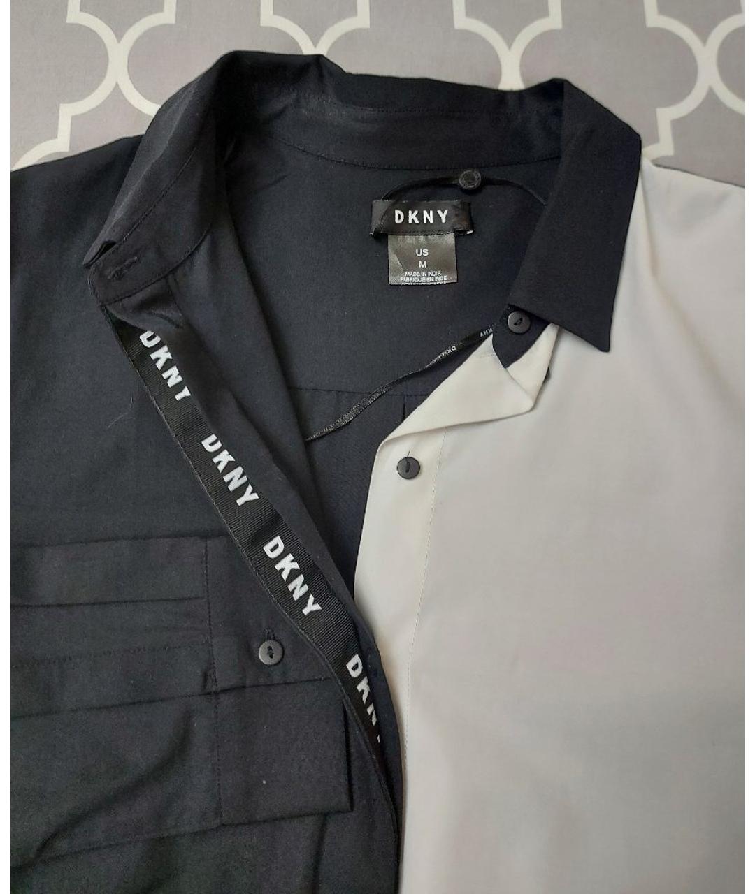 DKNY Черная хлопковая рубашка, фото 3