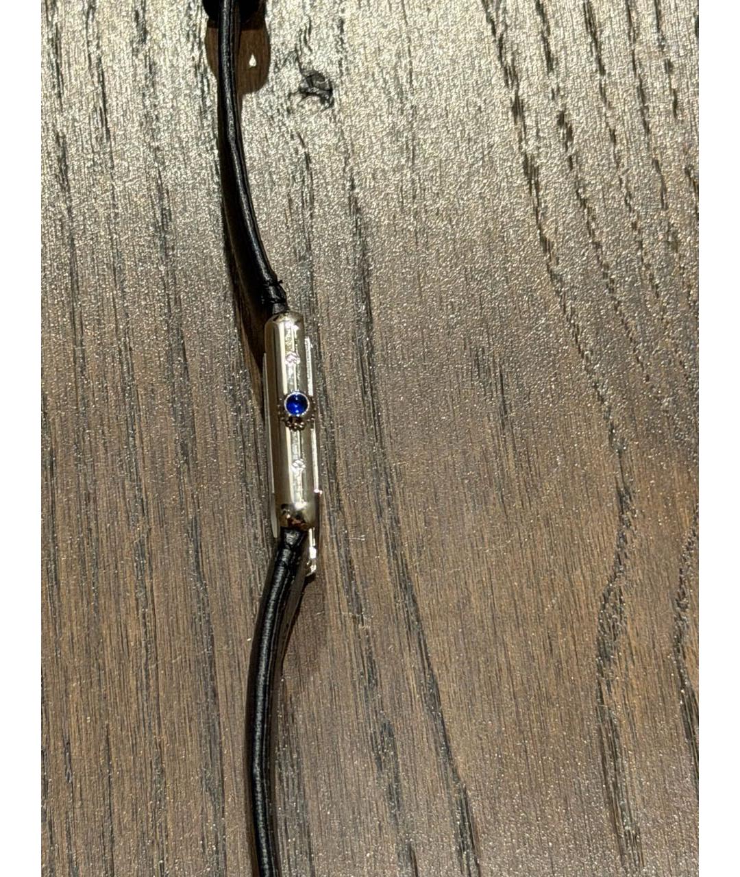 CARTIER Черные кожаные часы, фото 5