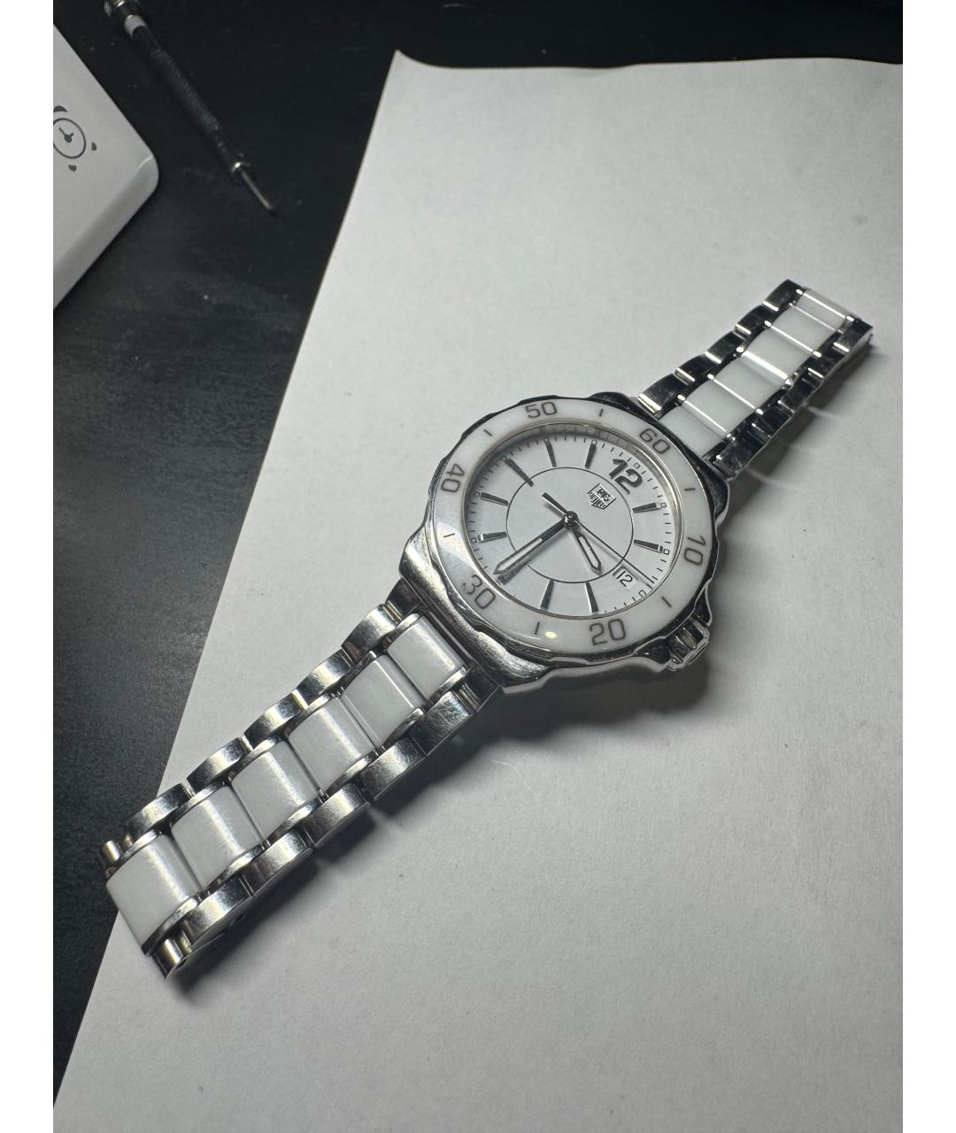 TAG HEUER Белые керамические часы, фото 2