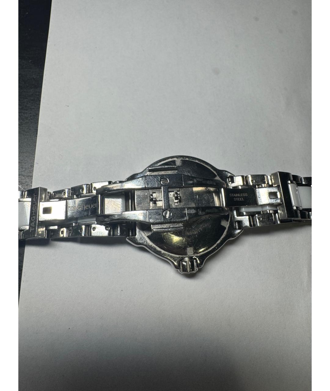 TAG HEUER Белые керамические часы, фото 4