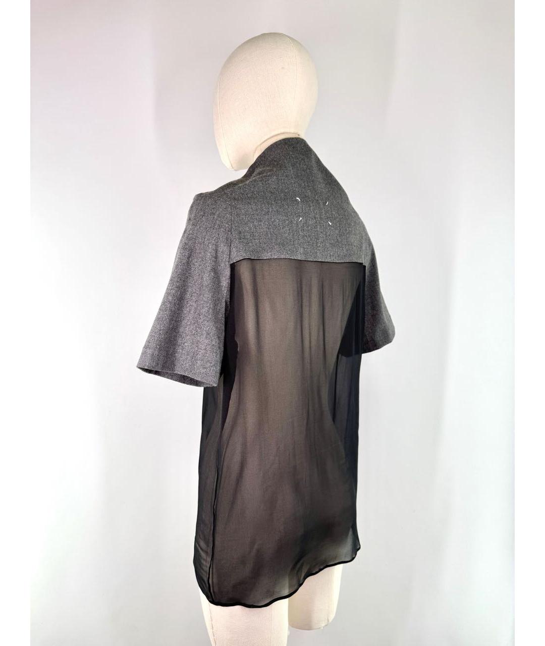 MAISON MARGIELA Мульти шелковая блузы, фото 6