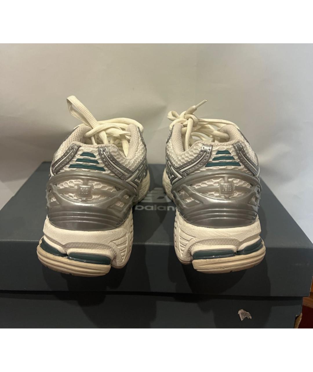 NEW BALANCE Серебряные текстильные кроссовки, фото 2