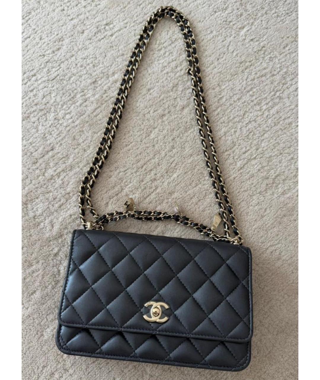 CHANEL Кожаная сумка через плечо, фото 5