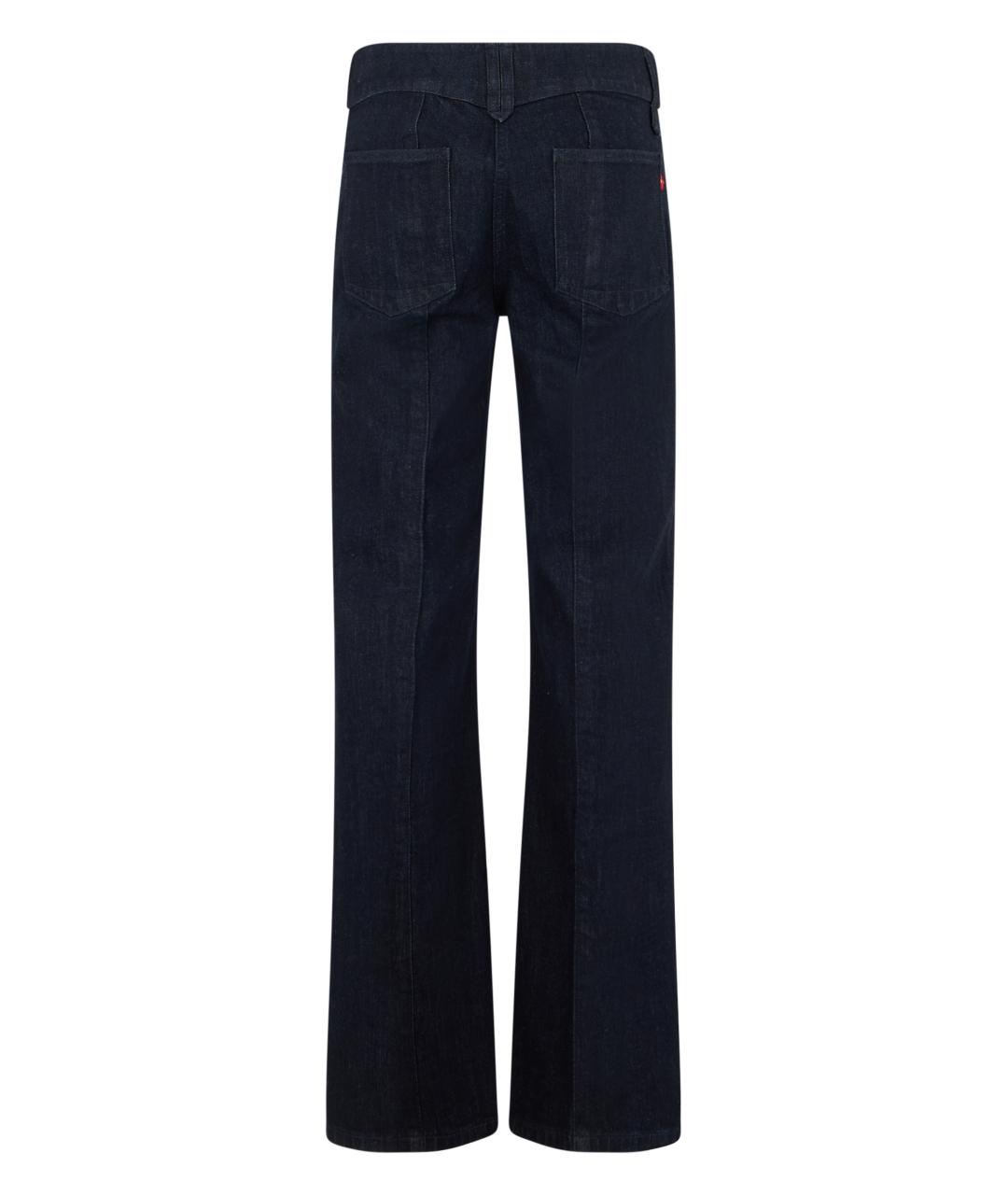 TORY BURCH Синие хлопковые прямые джинсы, фото 2