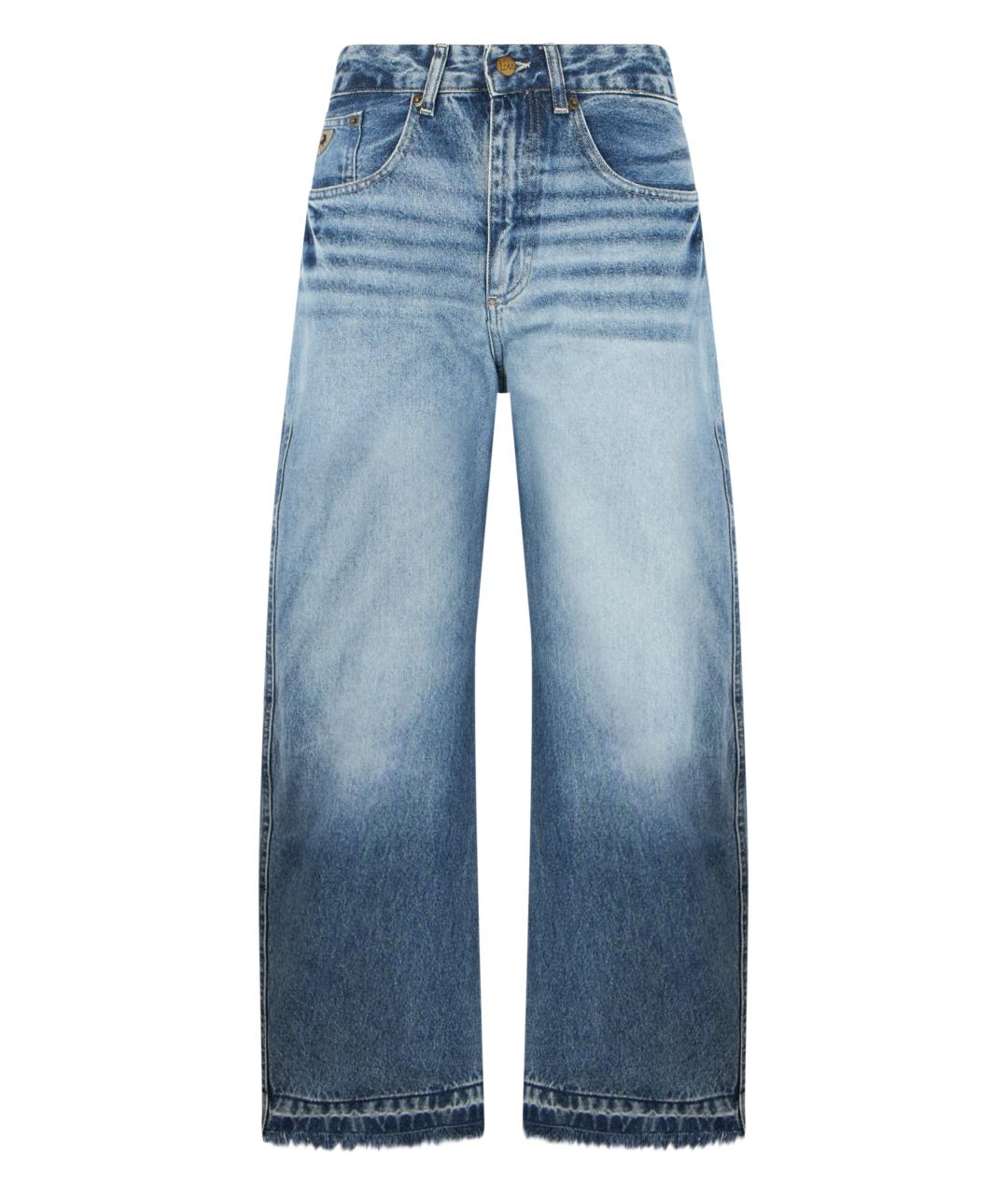 LOIS JEANS Синие хлопковые джинсы клеш, фото 1