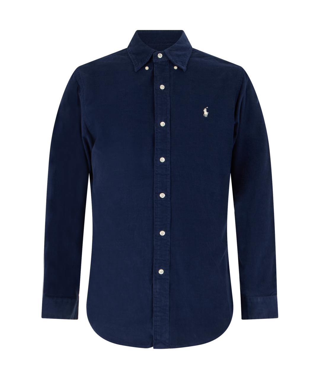 POLO RALPH LAUREN Синяя хлопковая кэжуал рубашка, фото 1