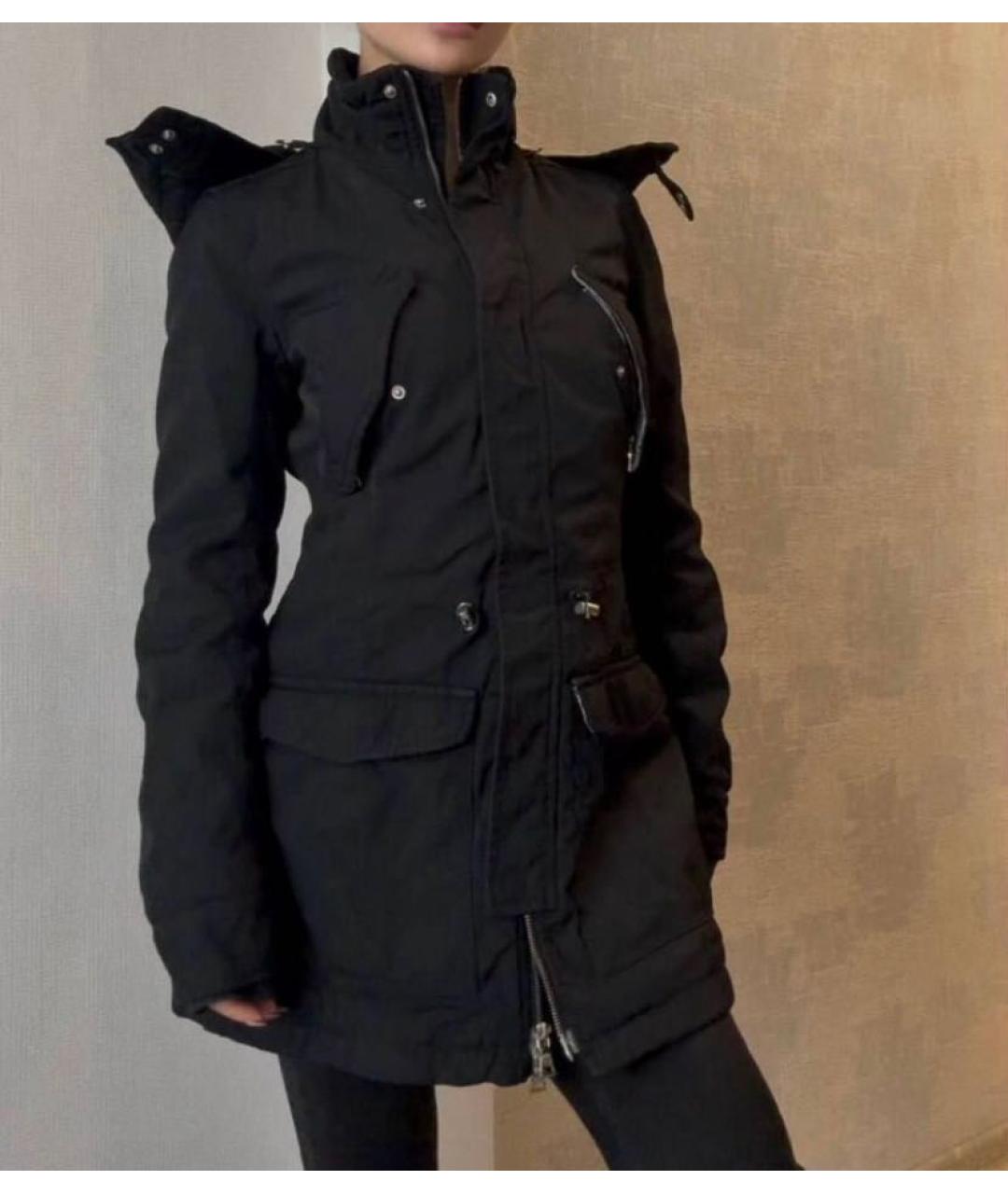 PRADA Черная нейлоновая парка, фото 2