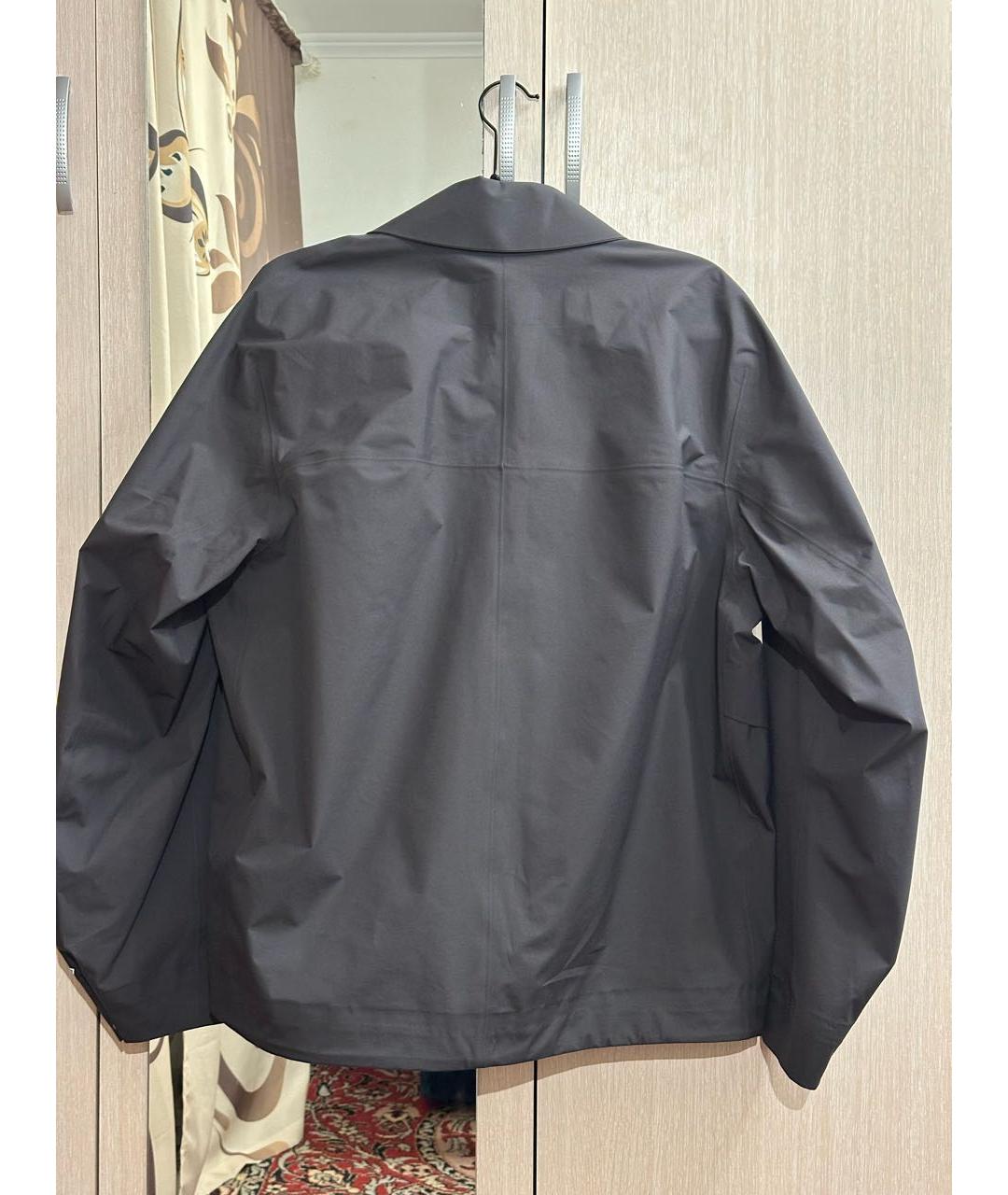 STONE ISLAND Антрацитовая полиэстеровая куртка, фото 2