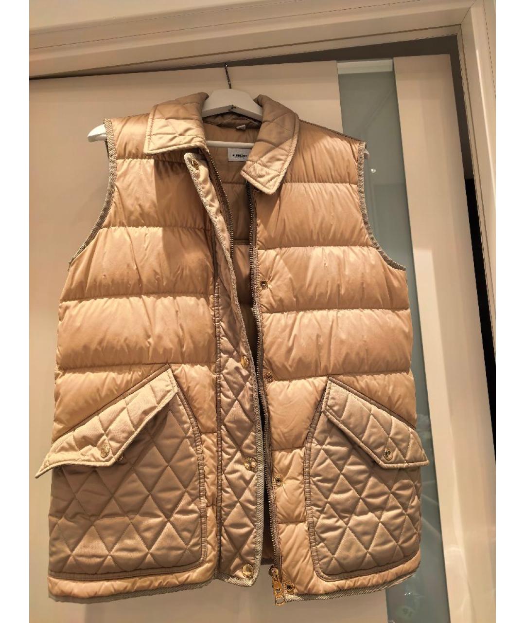 BURBERRY Бежевый жилет, фото 7