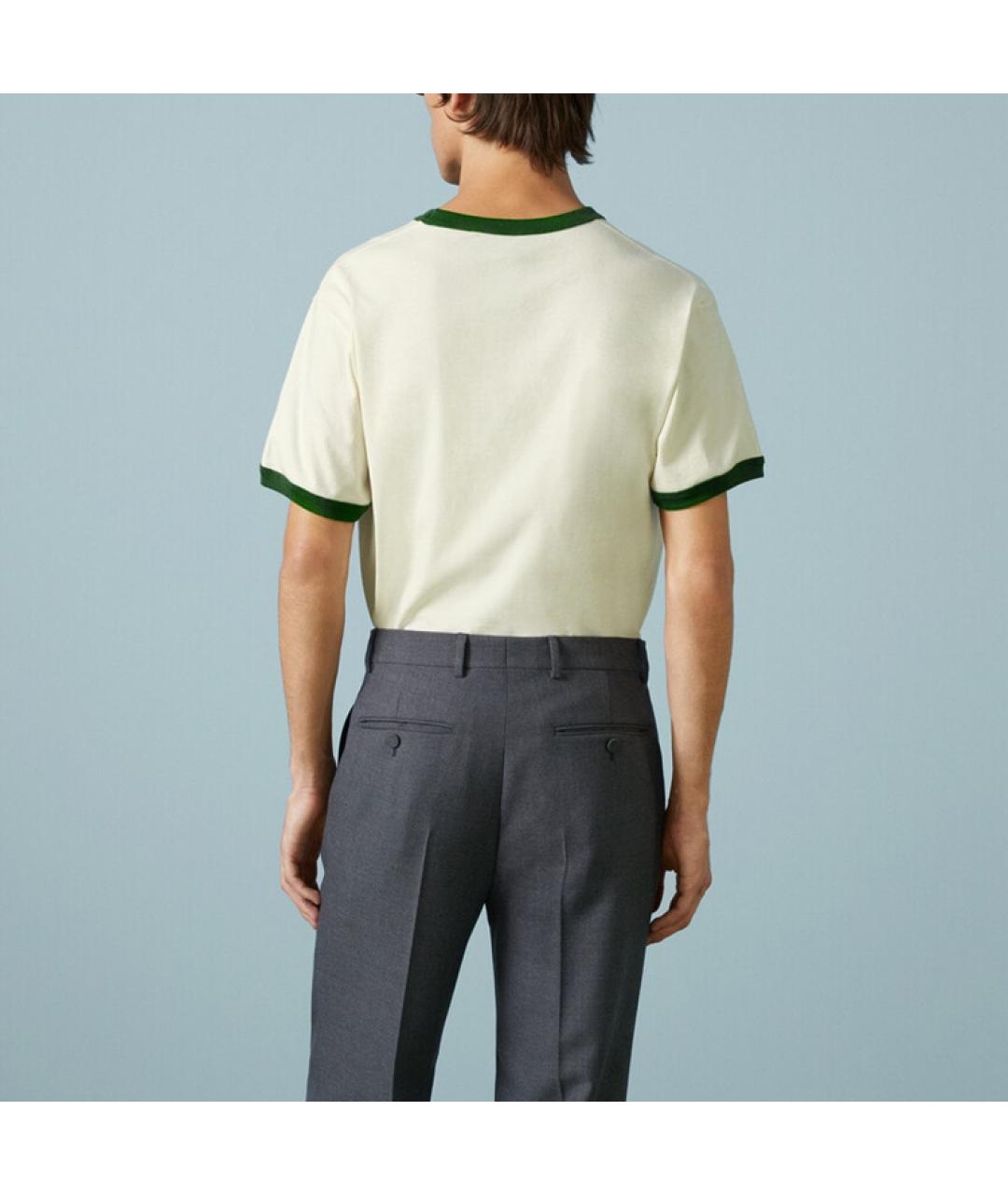 GUCCI Бежевая футболка, фото 3