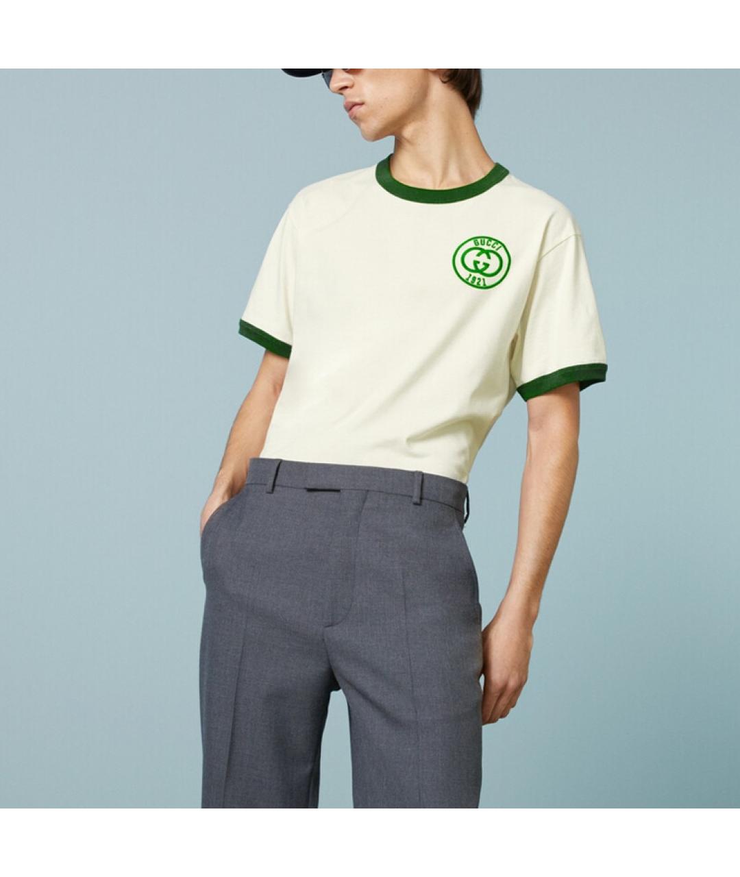 GUCCI Бежевая футболка, фото 4