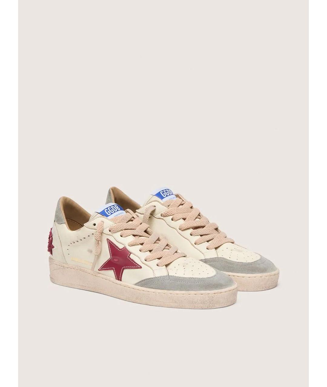 GOLDEN GOOSE Мульти кожаные кеды, фото 2