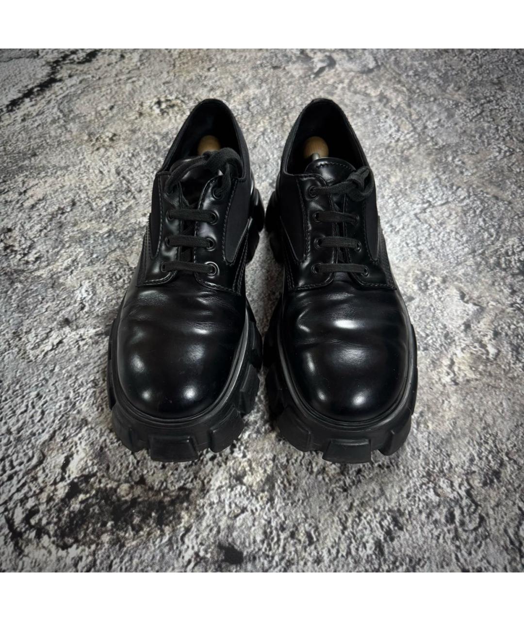 PRADA Черные низкие ботинки, фото 3