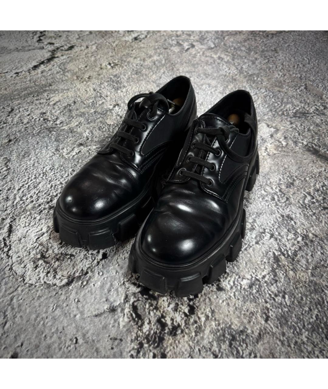 PRADA Черные низкие ботинки, фото 2