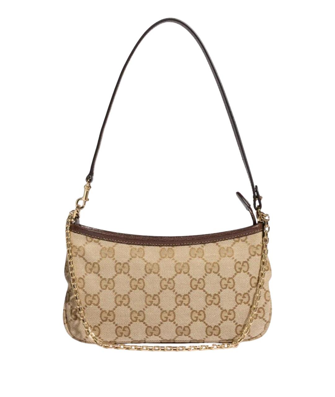 GUCCI Бежевая сумка с короткими ручками, фото 1