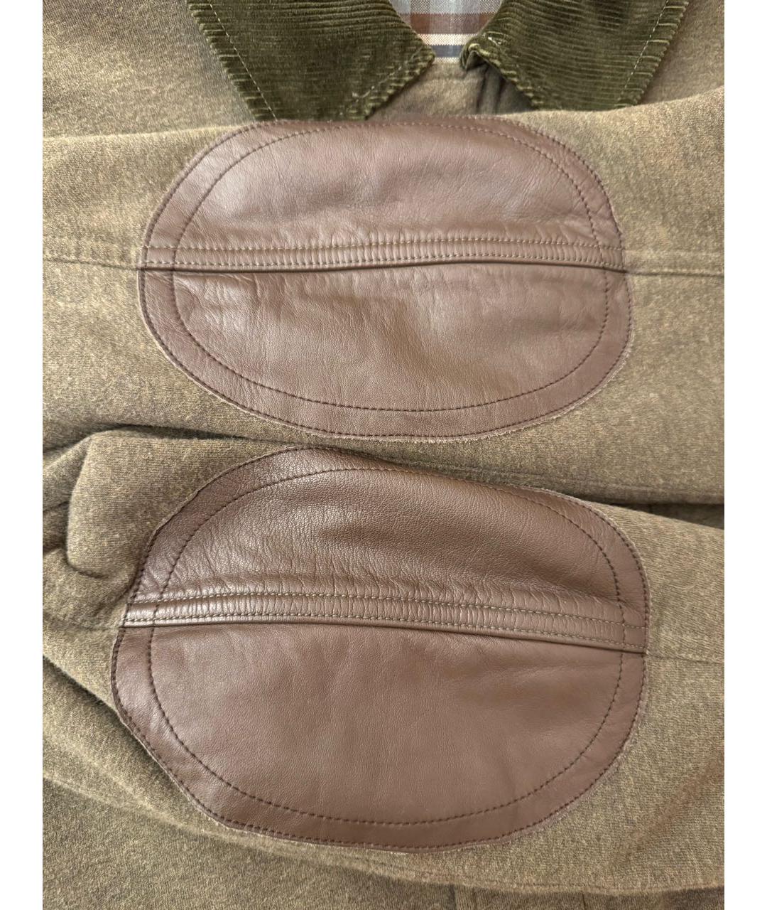 POLO RALPH LAUREN Хаки кашемировая куртка, фото 6