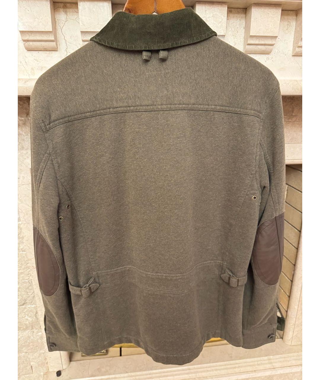 POLO RALPH LAUREN Хаки кашемировая куртка, фото 2