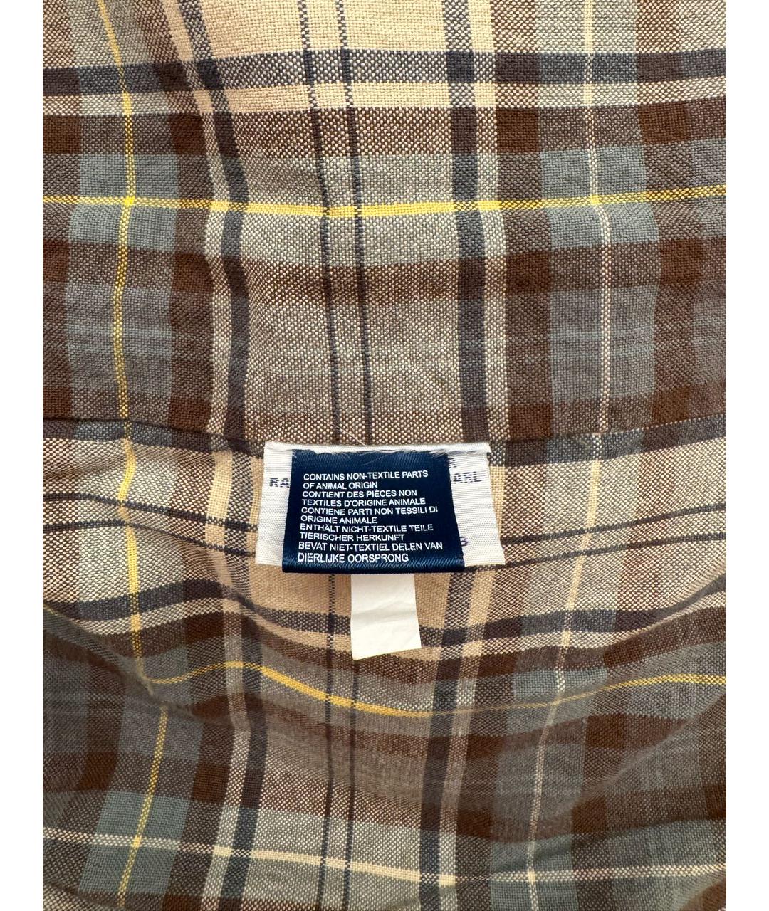 POLO RALPH LAUREN Хаки кашемировая куртка, фото 8