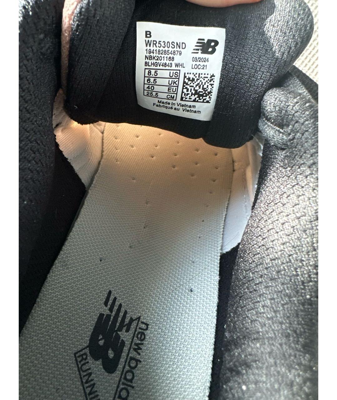 NEW BALANCE Бежевые текстильные кроссовки, фото 7