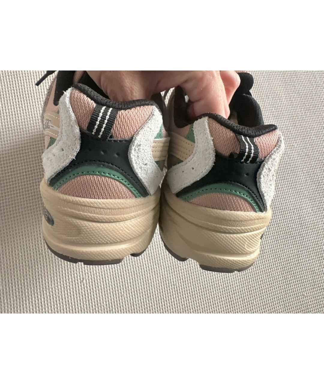 NEW BALANCE Бежевые текстильные кроссовки, фото 4