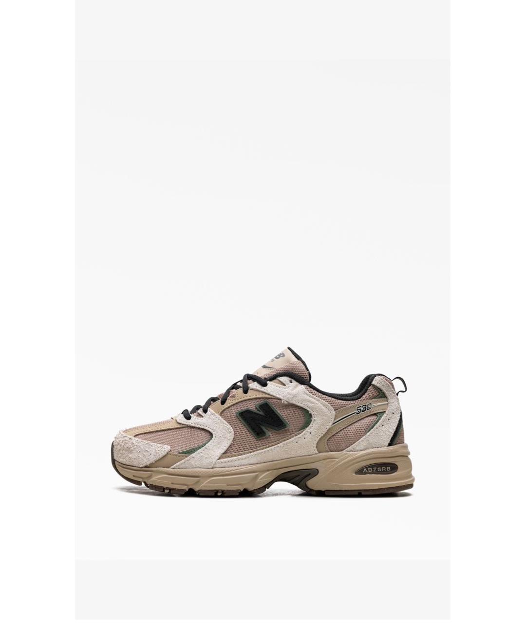NEW BALANCE Бежевые текстильные кроссовки, фото 9