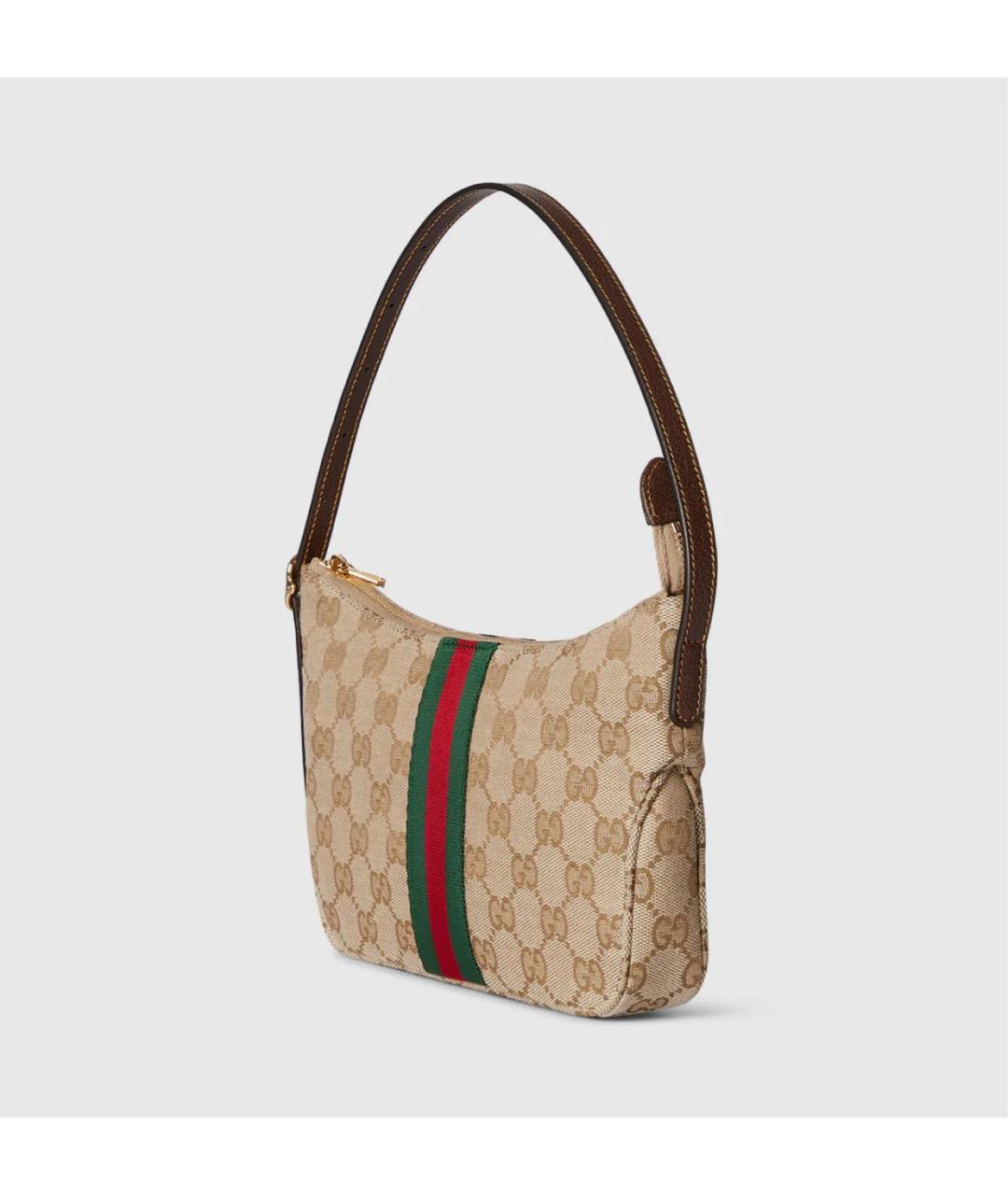 GUCCI Бежевая сумка с короткими ручками, фото 2
