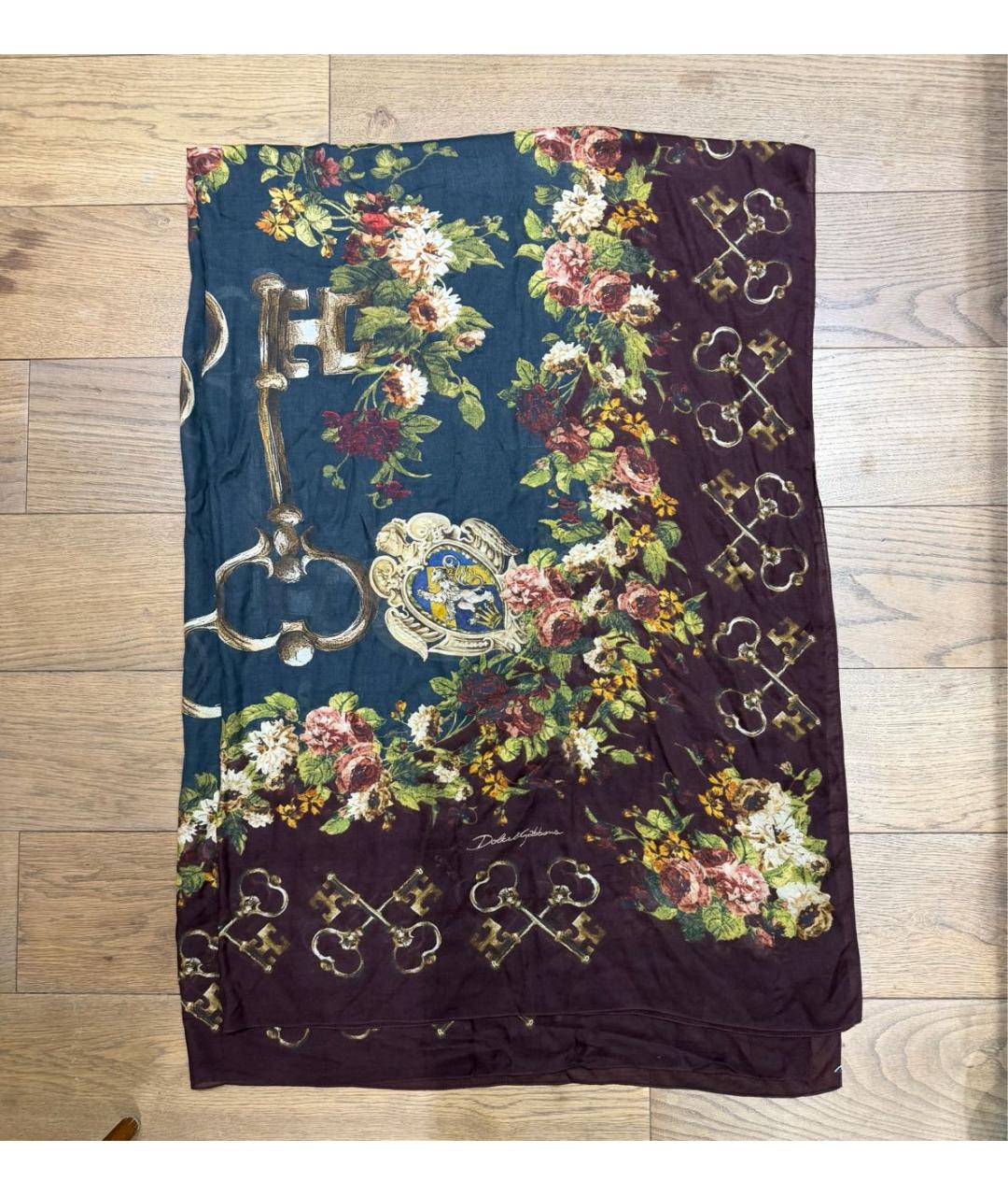 DOLCE&GABBANA Коричневое вискозное коктейльное платье, фото 3