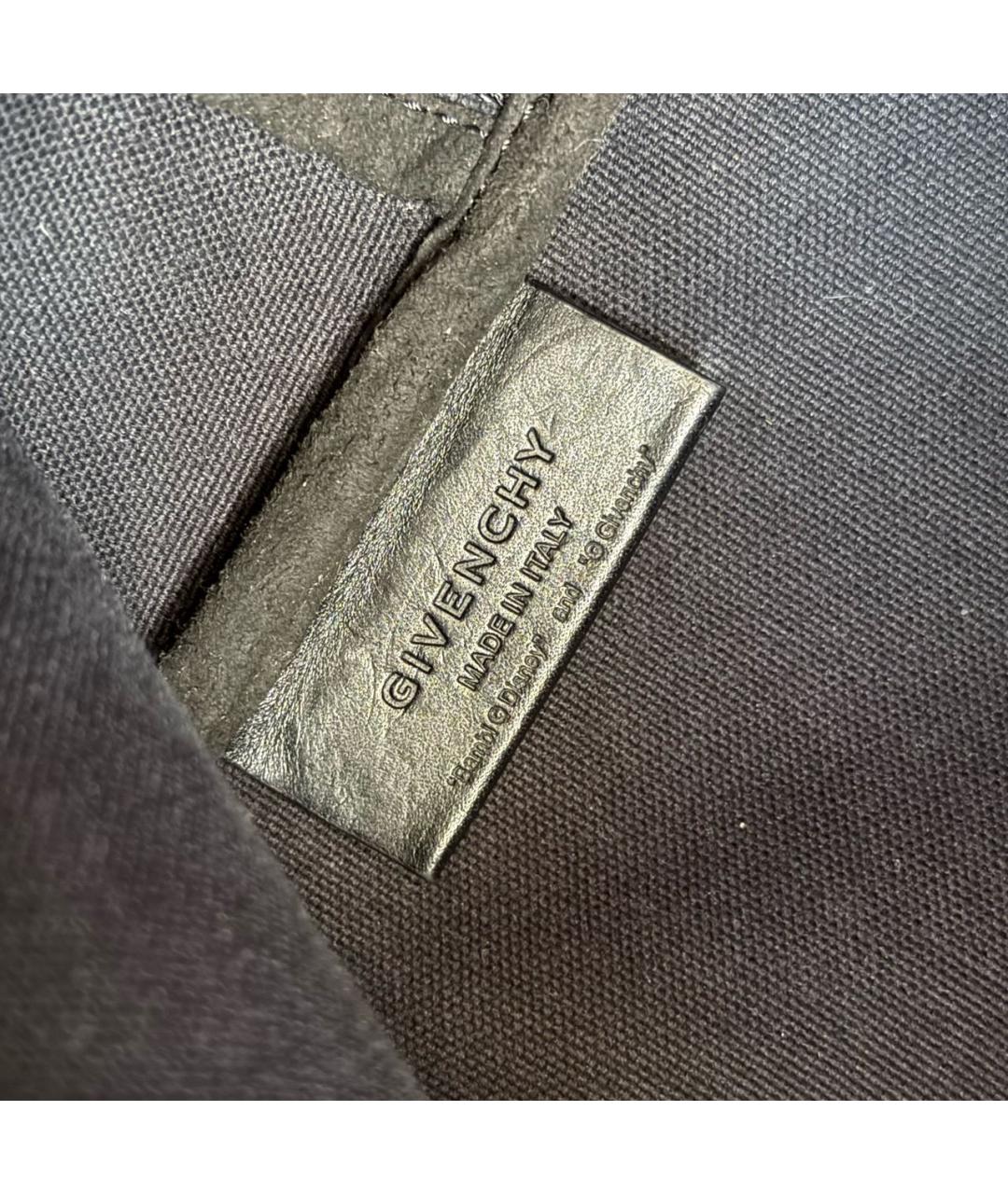 GIVENCHY Черная сумка тоут из канвы, фото 7