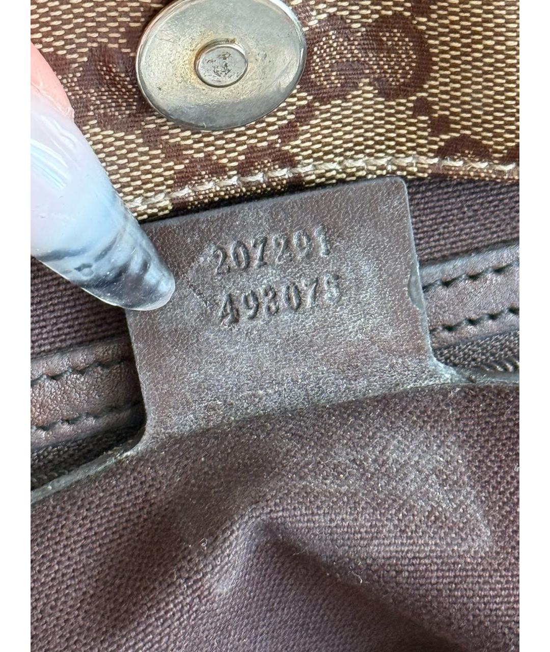 GUCCI Коричневая сумка тоут, фото 8