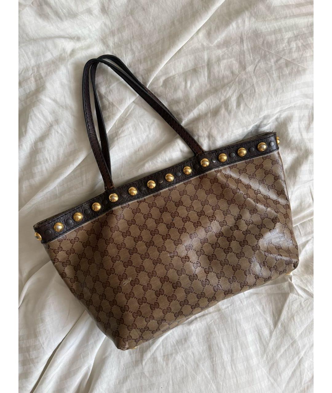 GUCCI Коричневая сумка тоут, фото 2