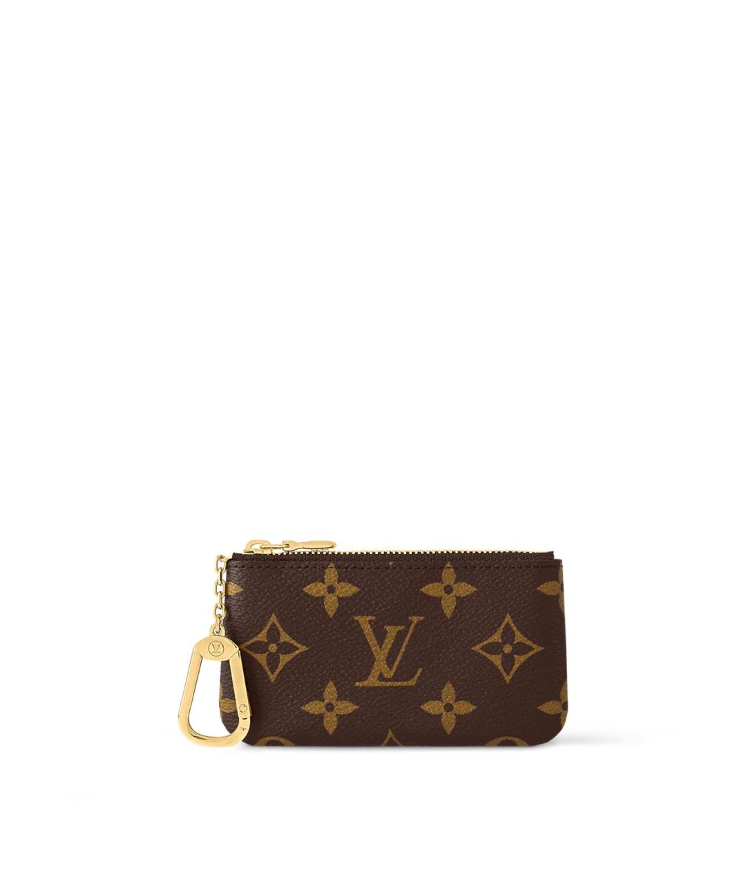 LOUIS VUITTON Коричневая ключница, фото 4