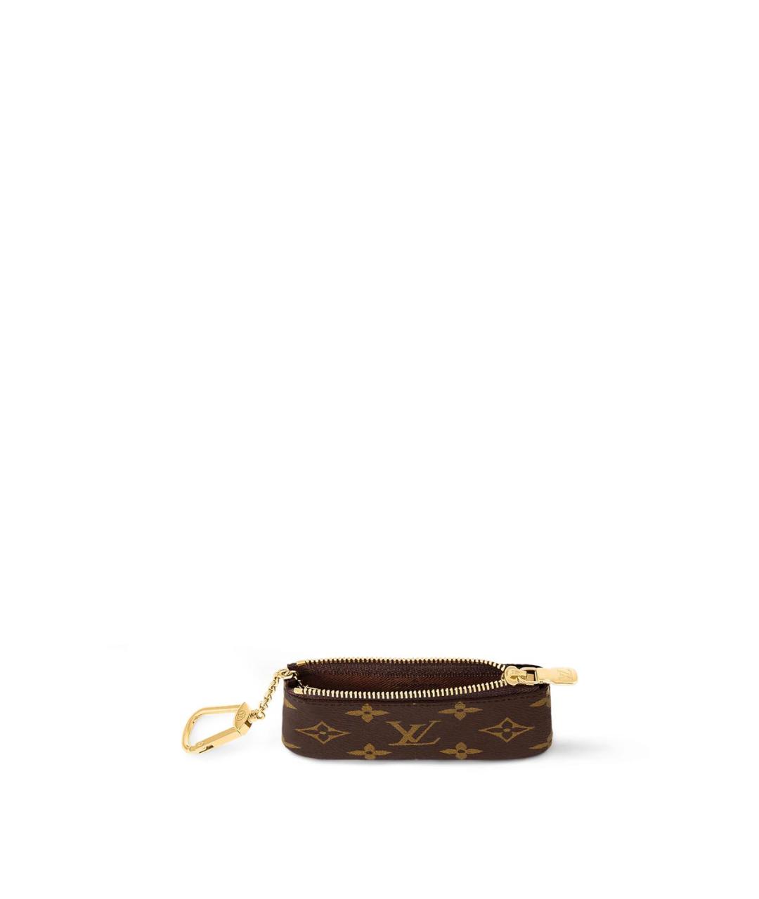 LOUIS VUITTON Коричневая ключница, фото 3
