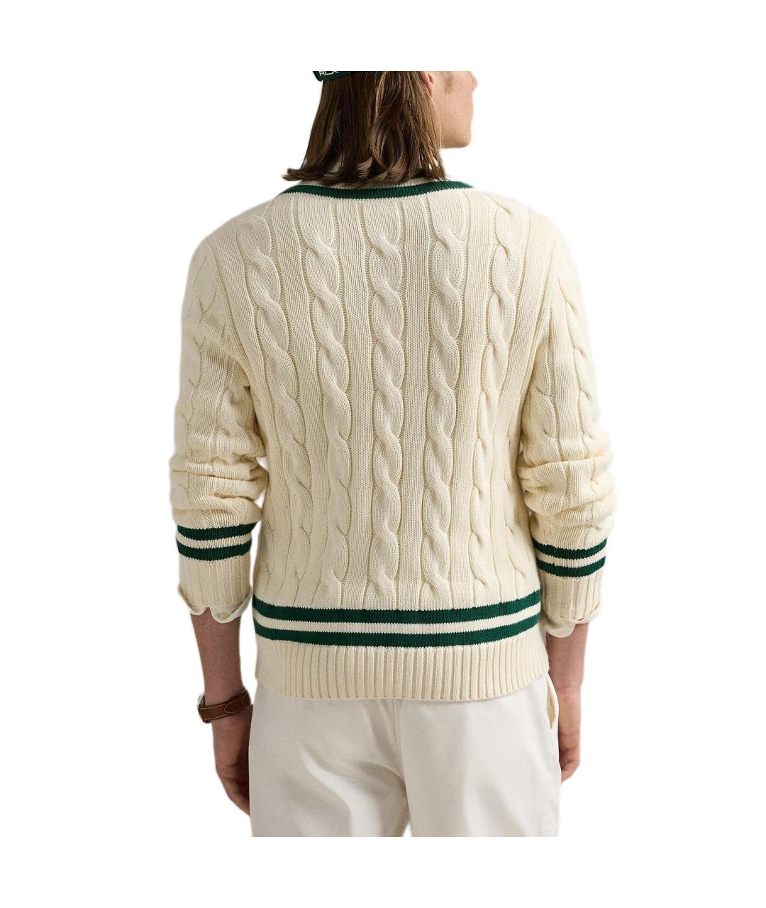 POLO RALPH LAUREN Бежевый джемпер / свитер, фото 3