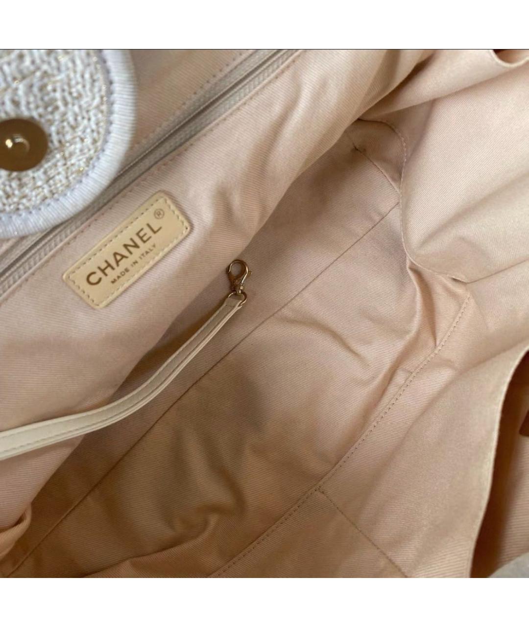 CHANEL Бежевая сумка тоут, фото 6