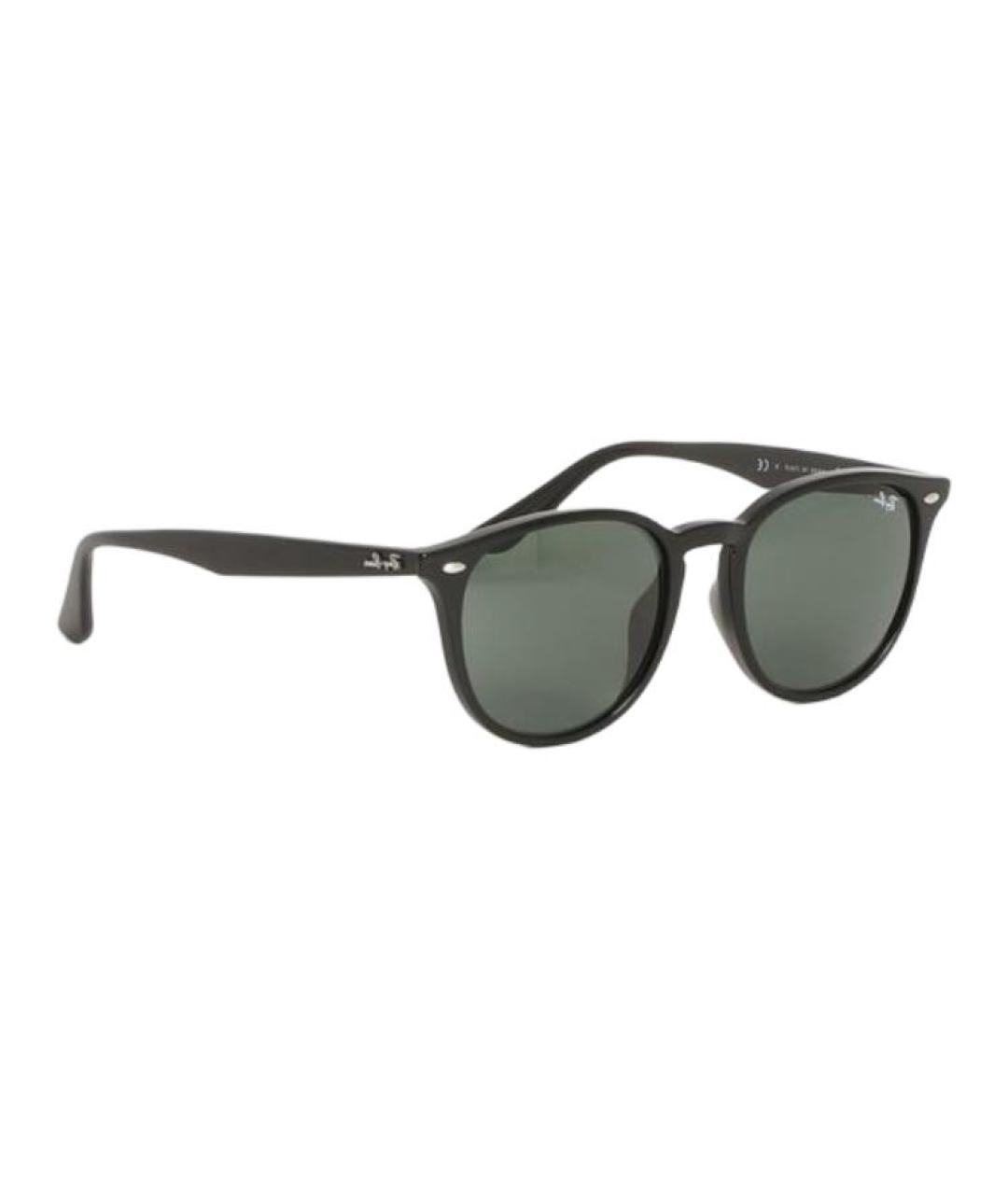 RAY BAN Черные пластиковые солнцезащитные очки, фото 3