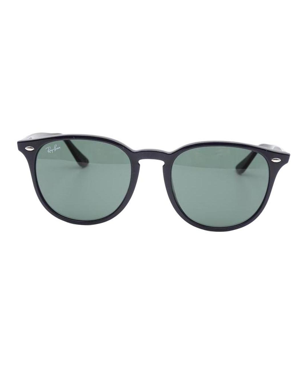 RAY BAN Черные пластиковые солнцезащитные очки, фото 2