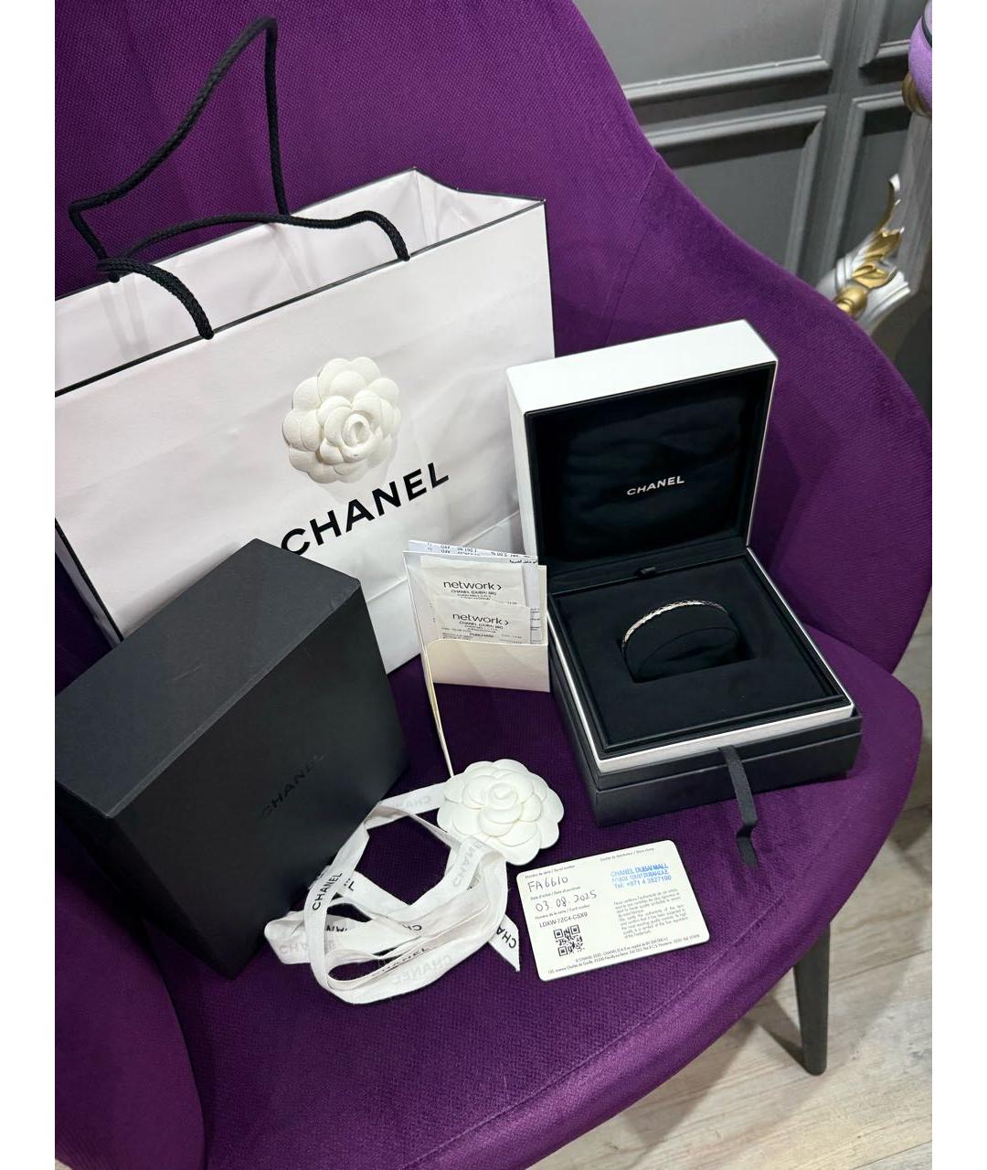 CHANEL Серебряный браслет из белого золота, фото 6