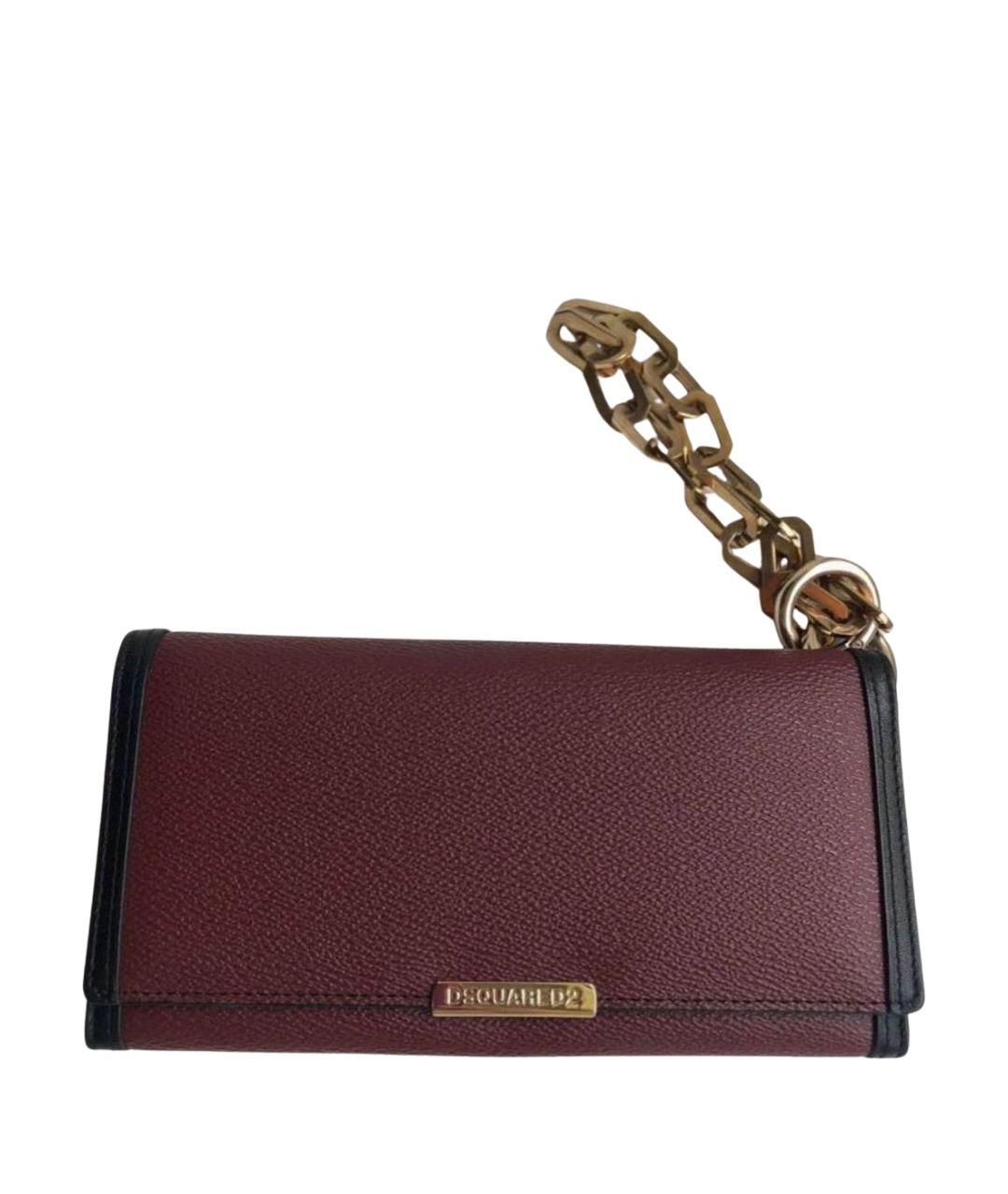 DSQUARED2 Бордовый кошелек, фото 1