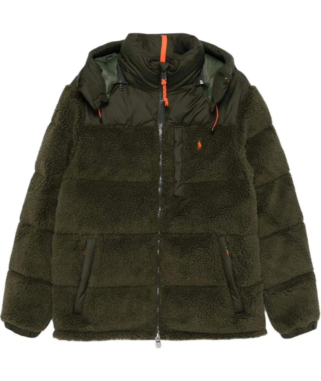 POLO RALPH LAUREN Зеленый пуховик, фото 1