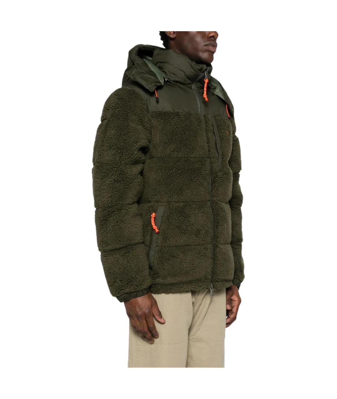 POLO RALPH LAUREN Зеленый пуховик, фото 4