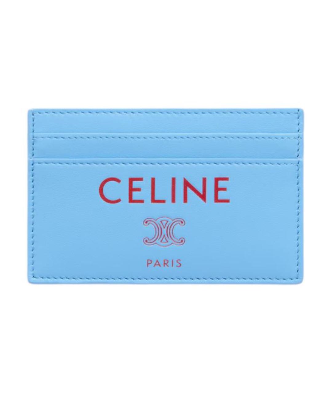 CELINE Голубой кардхолдер, фото 1