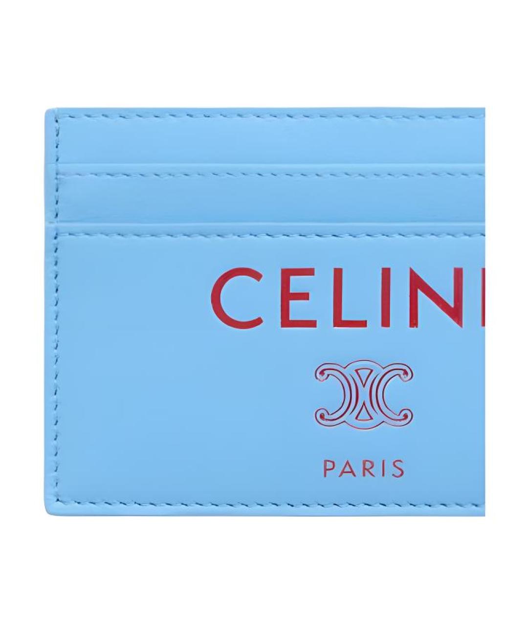 CELINE Голубой кардхолдер, фото 5