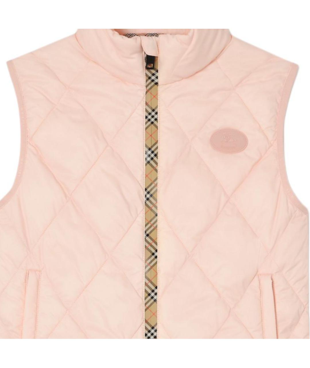 BURBERRY Розовый жилет, фото 2